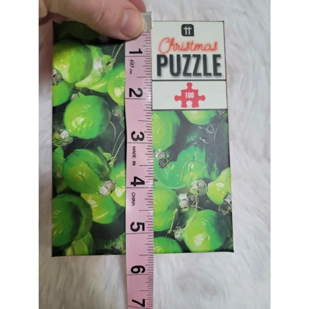 Talking Tables Christmas Ornament Puzzle Great Stocking Stuffer, White Elephant,